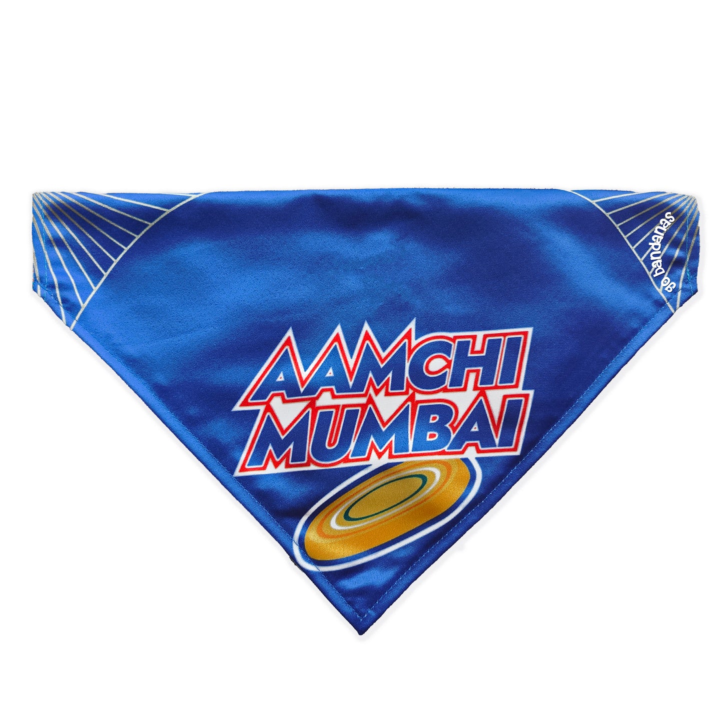 Go Bandanas Reversible Indian Pet League (IPL) Aamchi Mumbai (Blue) & Dill Se Desi (Multi Colour) Bandana for Pet Dogs & Cats