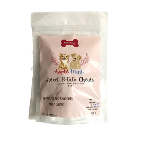 Apple Mint Sweet Potato Chews 80gms