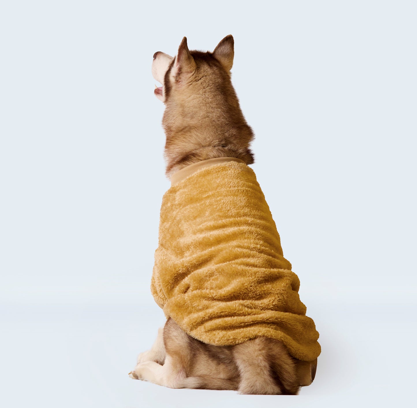 Pet snugs Camel Furry Sweater - Camel