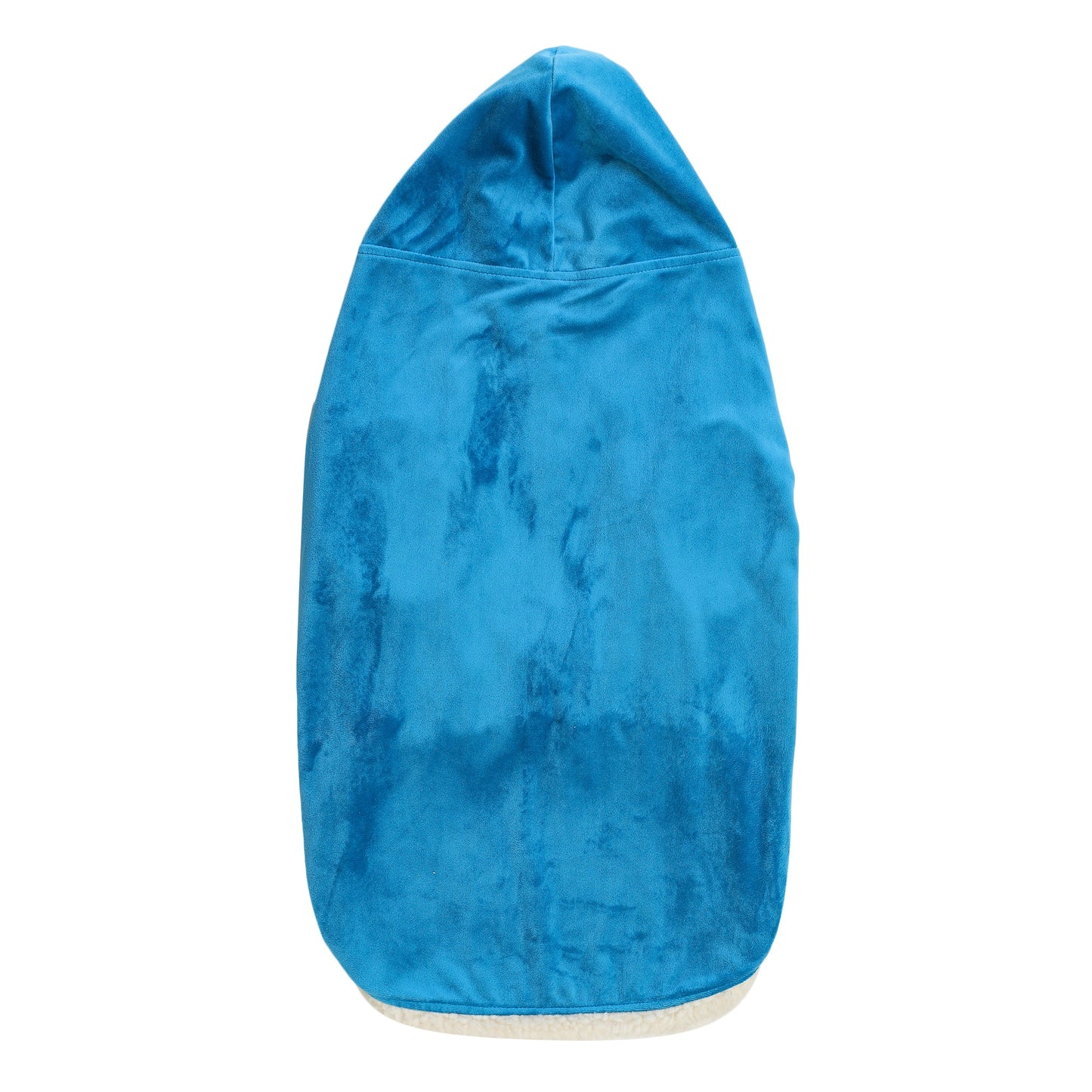 Dog Hoodie (Teal Blue  With Fur)