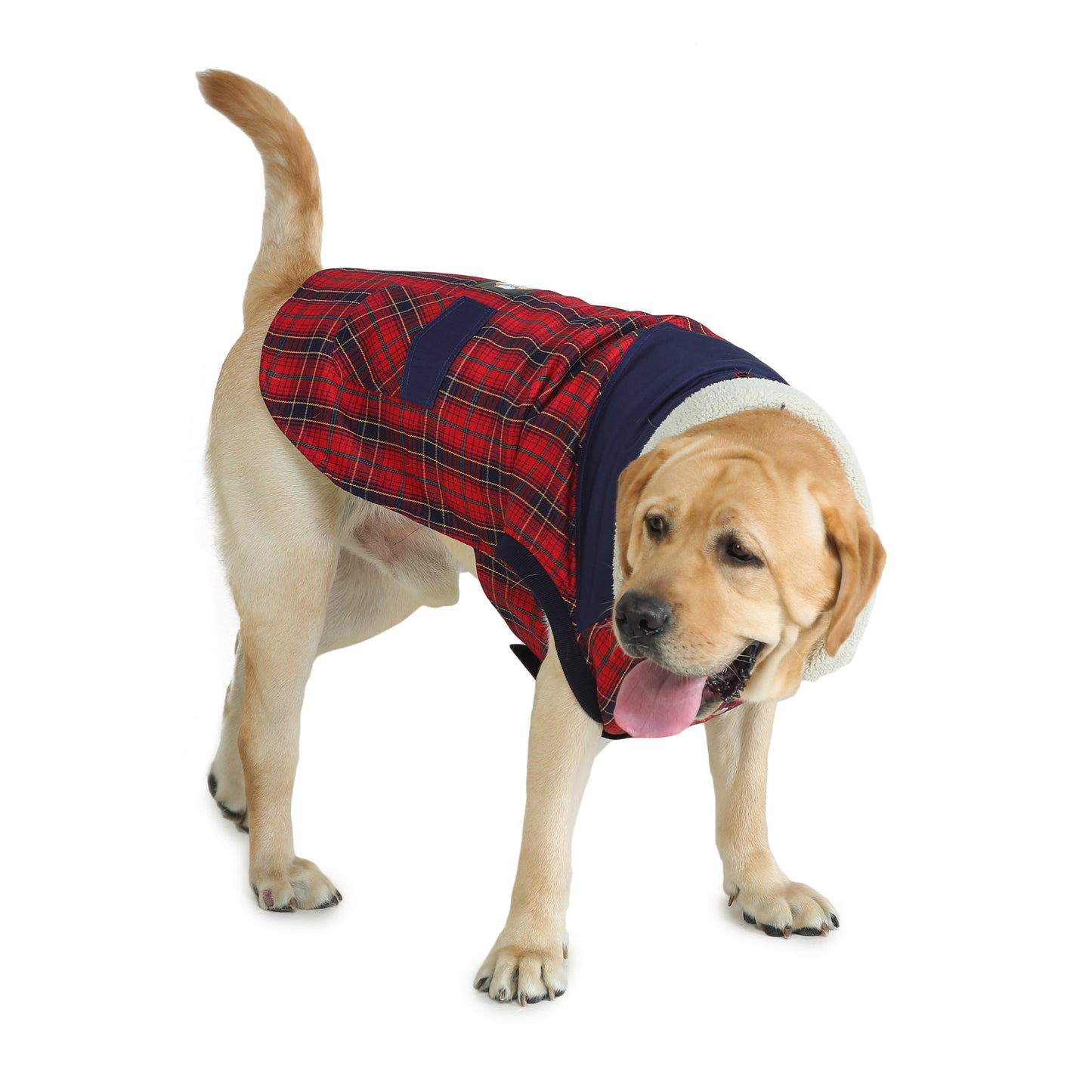 Thermapet Plaid Fur Coat