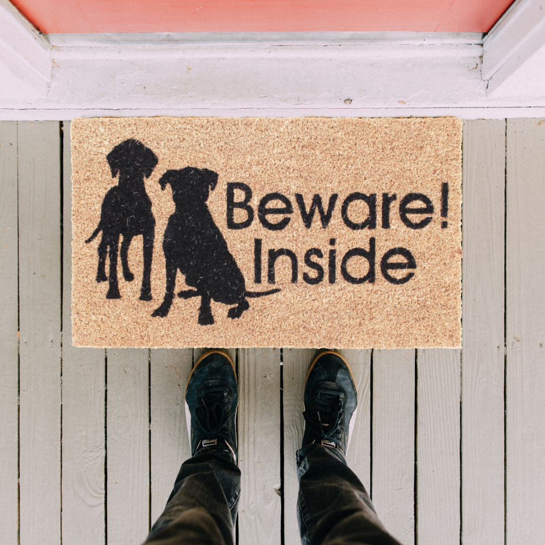 Beware! Door Mat - PawLaLand