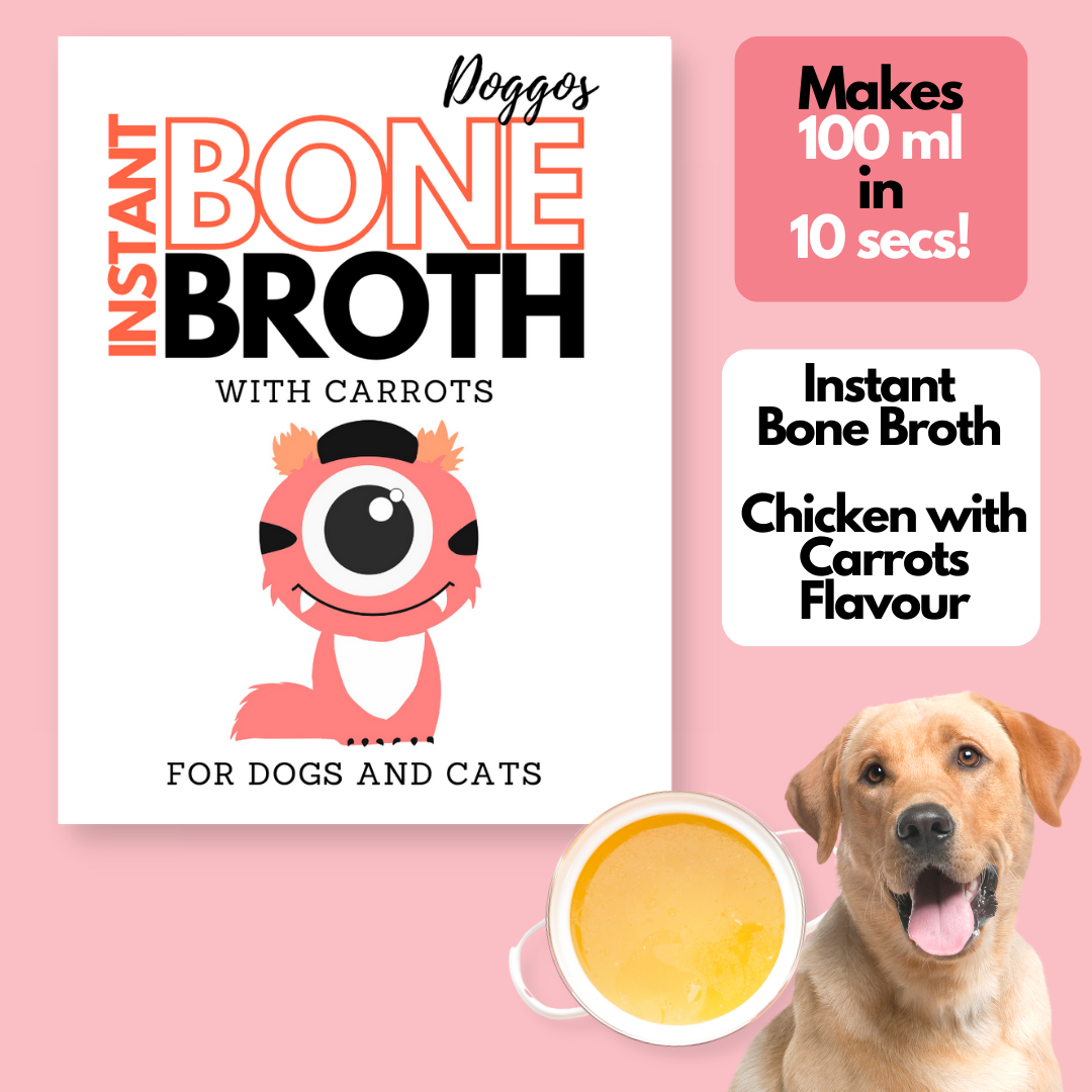 Instant Bone Broth - Chicken + Carrrots (Make 100ml Bone Broth with 1 sachet)