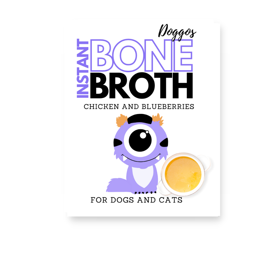 Instant Bone Broth - Chicken with Blueberry - pack of 2 (Make 200ml Bone Broth with 2 sachet)