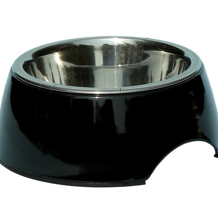 Melamine Belly Bowl - Plain Black