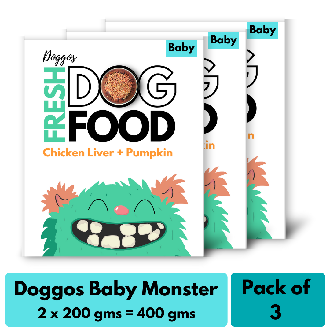 Doggos Baby Monster (400 gms) - Fresh Dog food