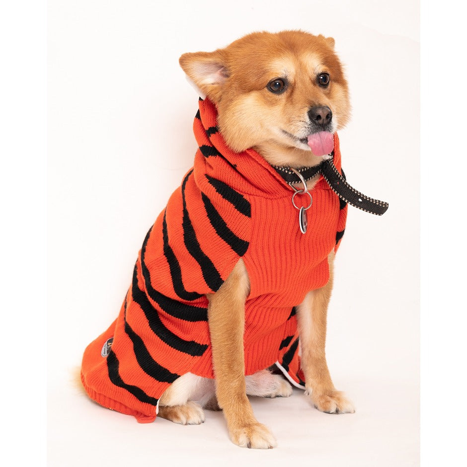 Petsnugs Tiger Knit Sweater