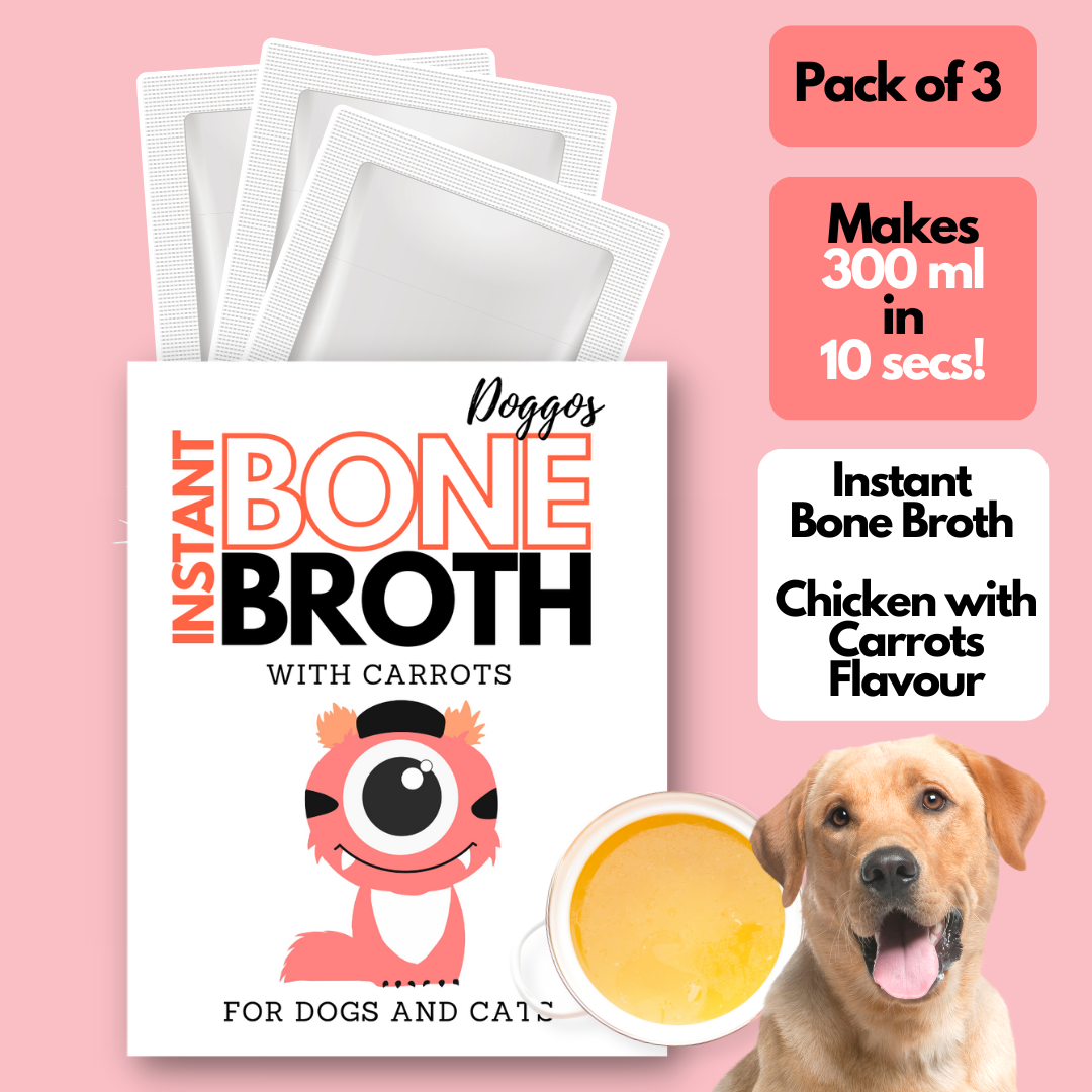 Instant Bone Broth - Chicken + Carrrots (Make 100ml Bone Broth with 1 sachet)