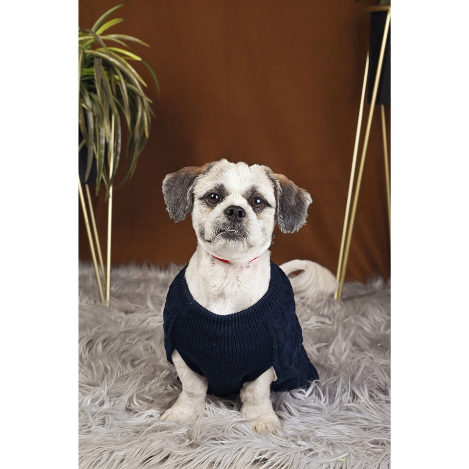 Petsnugs Cable Knit Sweater