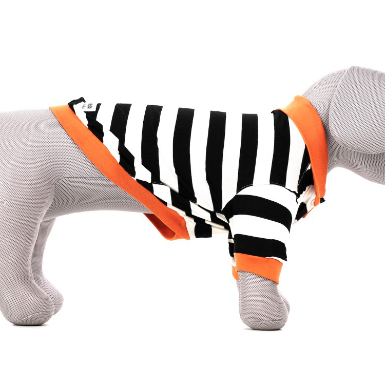 Black 'n White Stripe Dog T-Shirt