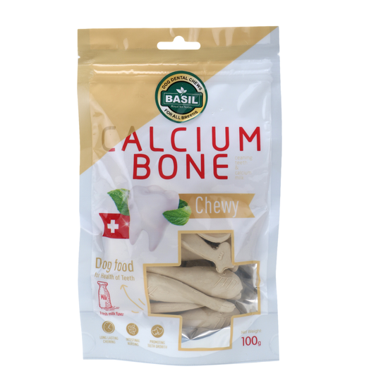 BASIL Calcium Bone Treat for Dogs & Puppies | 100 Grams