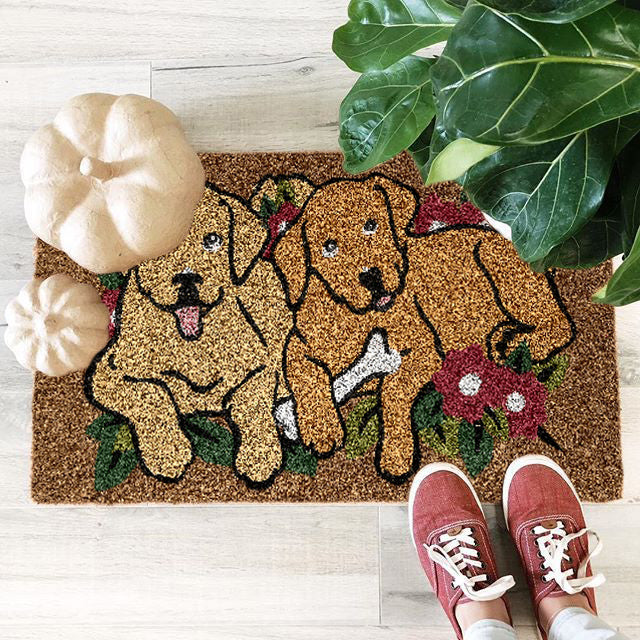 Dog Cuddles Doormat