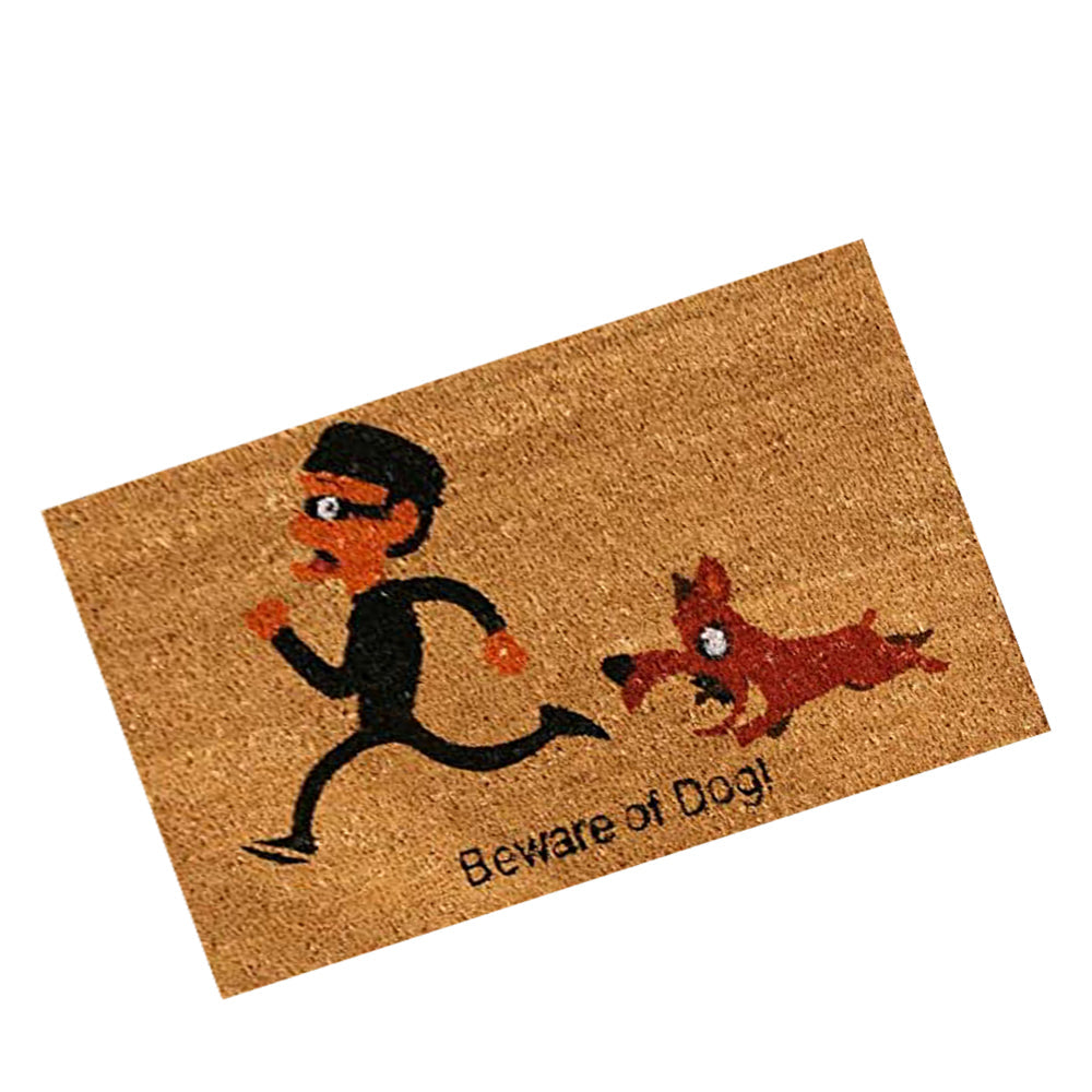 Beware of  Dog Door mat