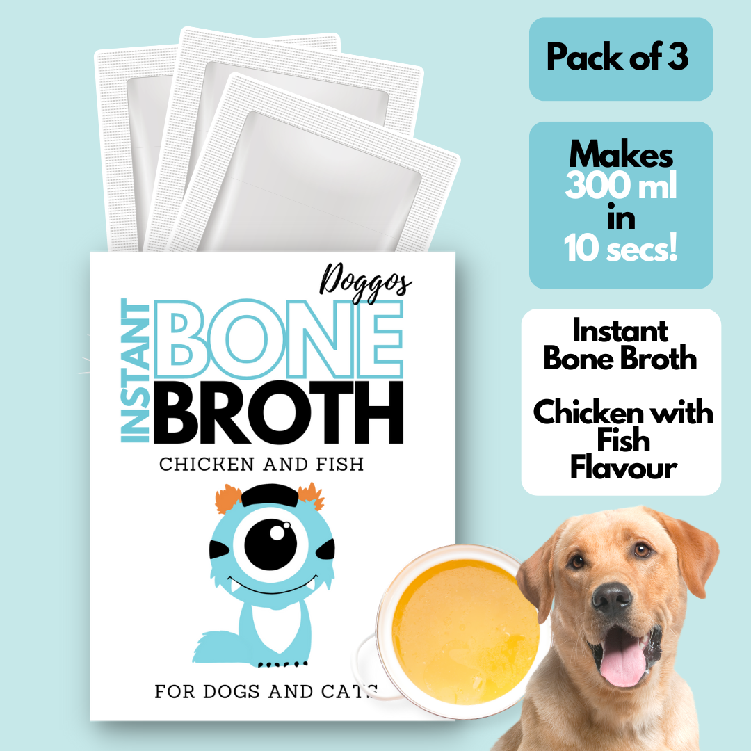 Instant Bone Broth - Chicken with Fish (Make 100ml Bone Broth with 1 sachet)