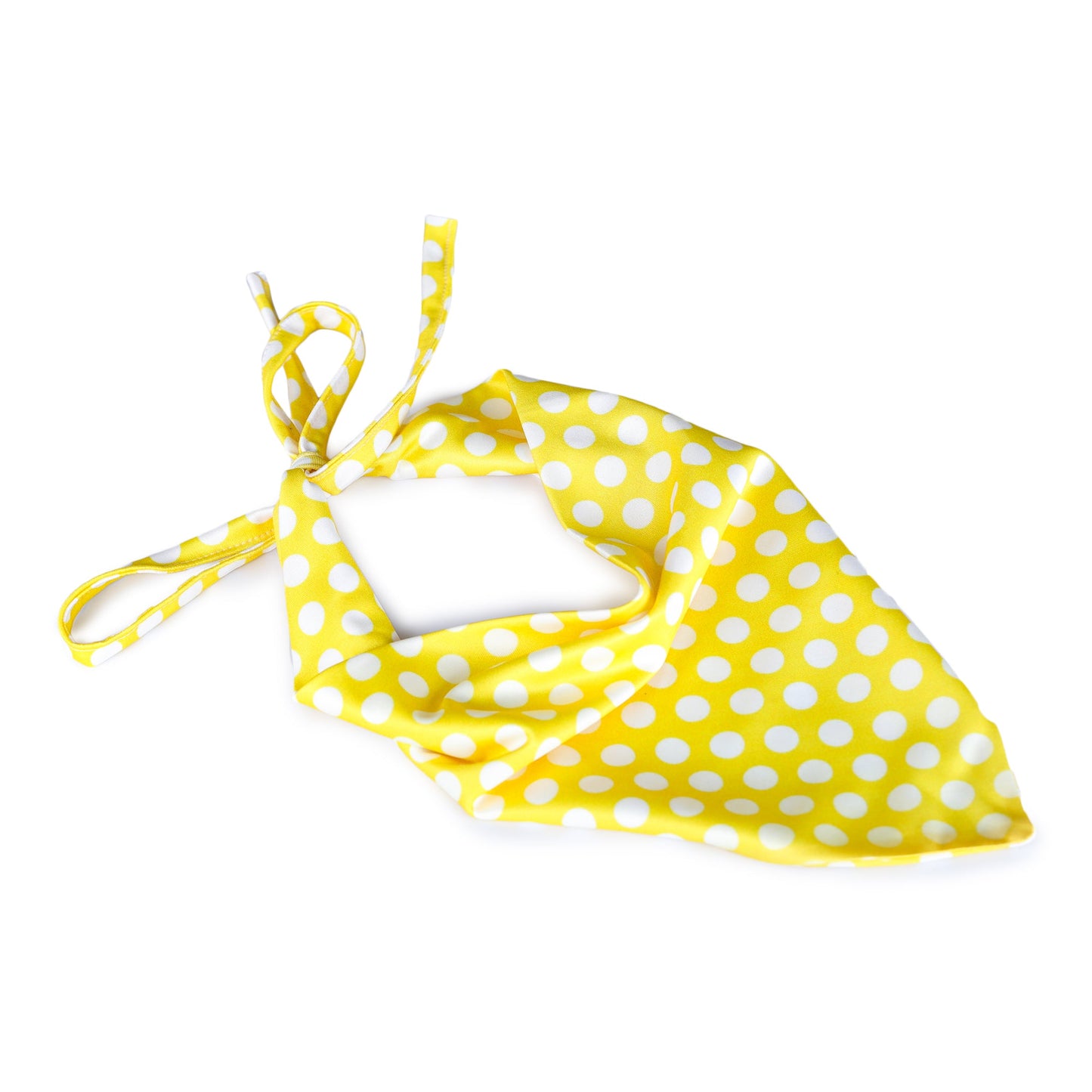 Yellow Polka Dot Bandana