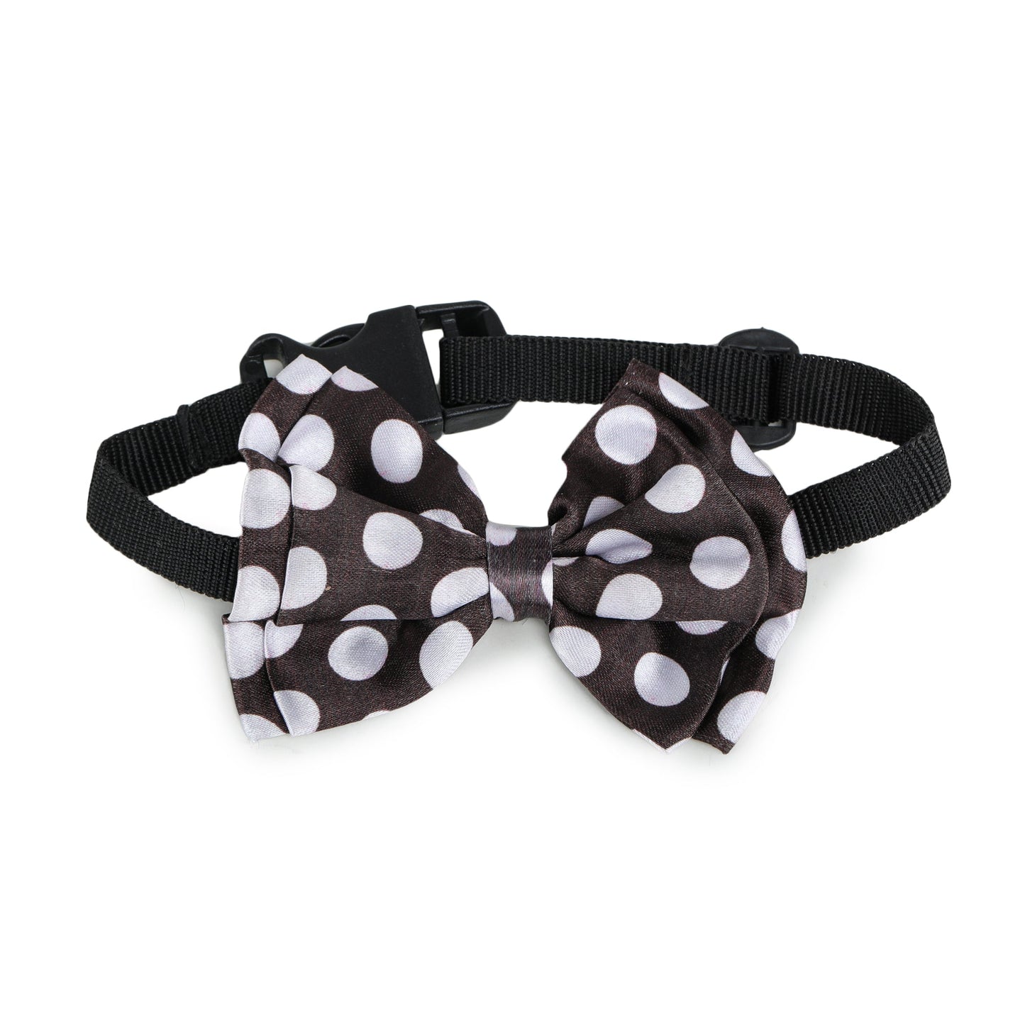 Brown Polka Dot Bow Tie