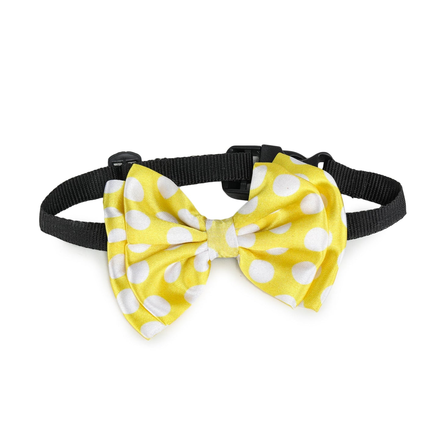 Yellow Polka Dot Bow Tie