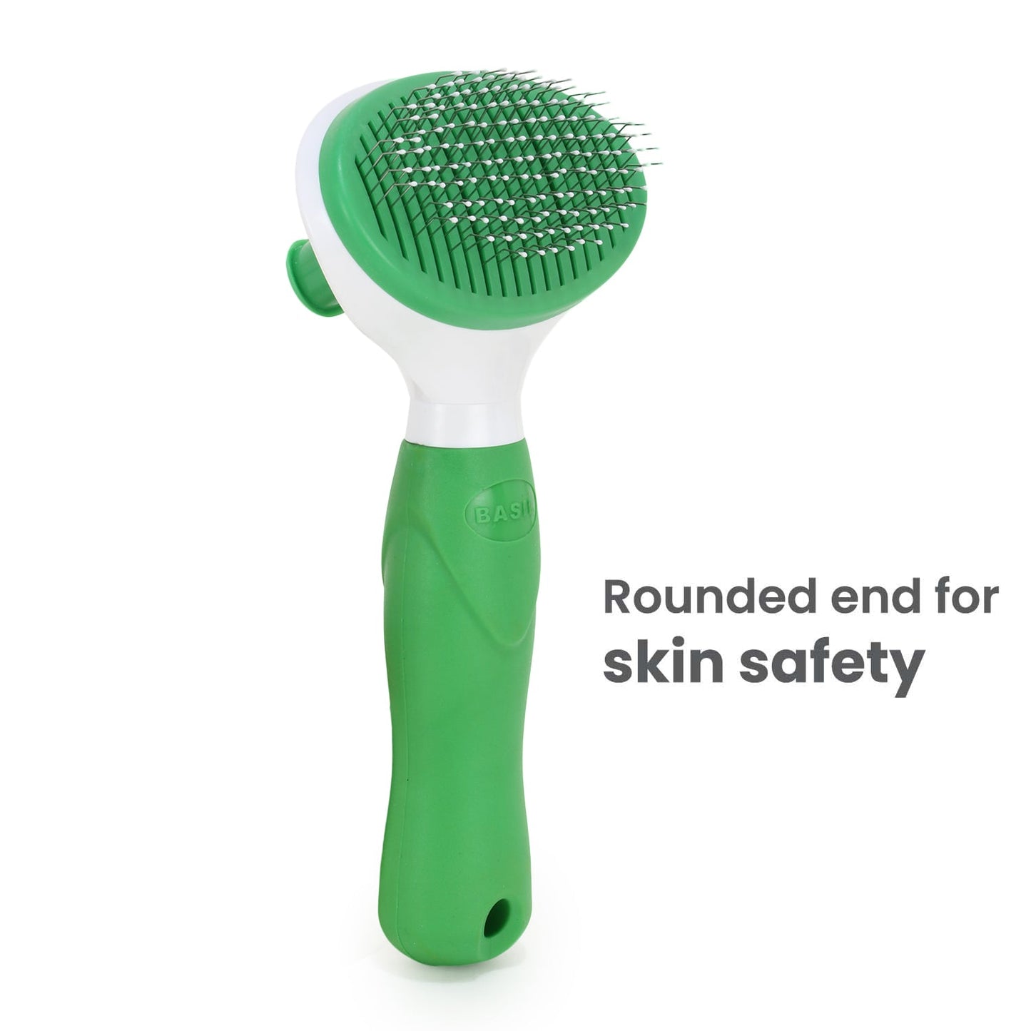 BASIL Auto Slicker Brush & Comb for All Pet Breeds