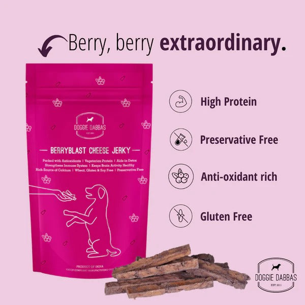 Berryblast Cheese Jerky 100gms