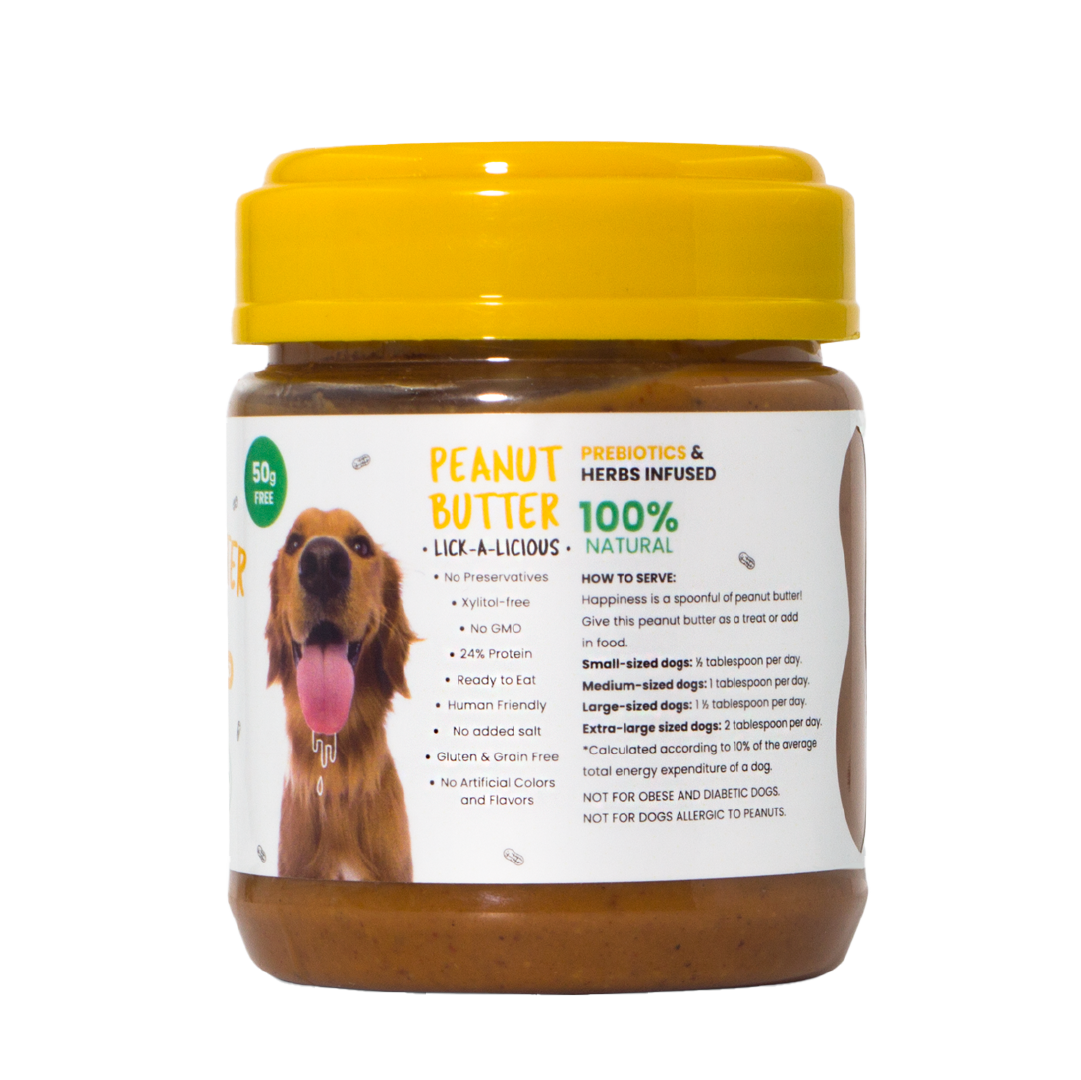 WIGGLES Dog Peanut Butter - Honey, Olive Oil, Ashwagandha, Flaxseed Extract, 200g