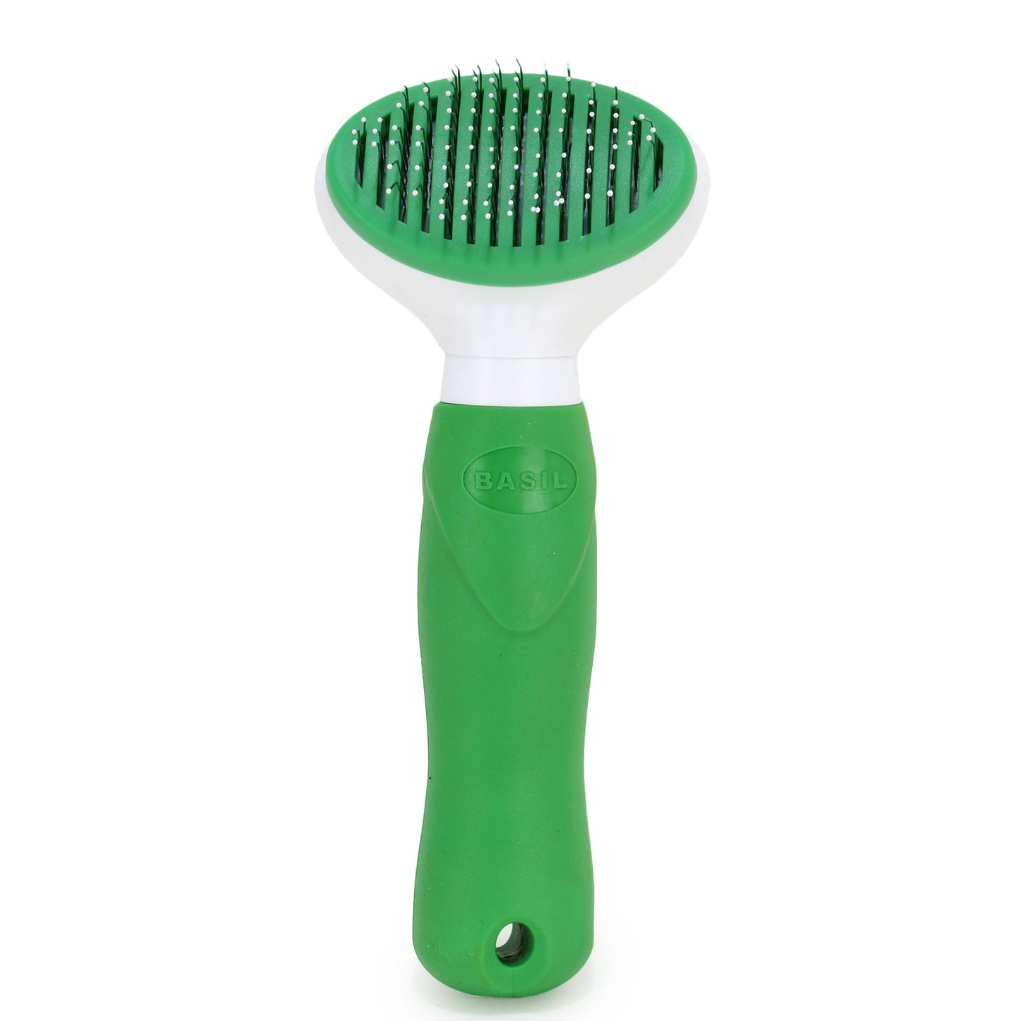 BASIL Auto Slicker Brush & Comb for All Pet Breeds