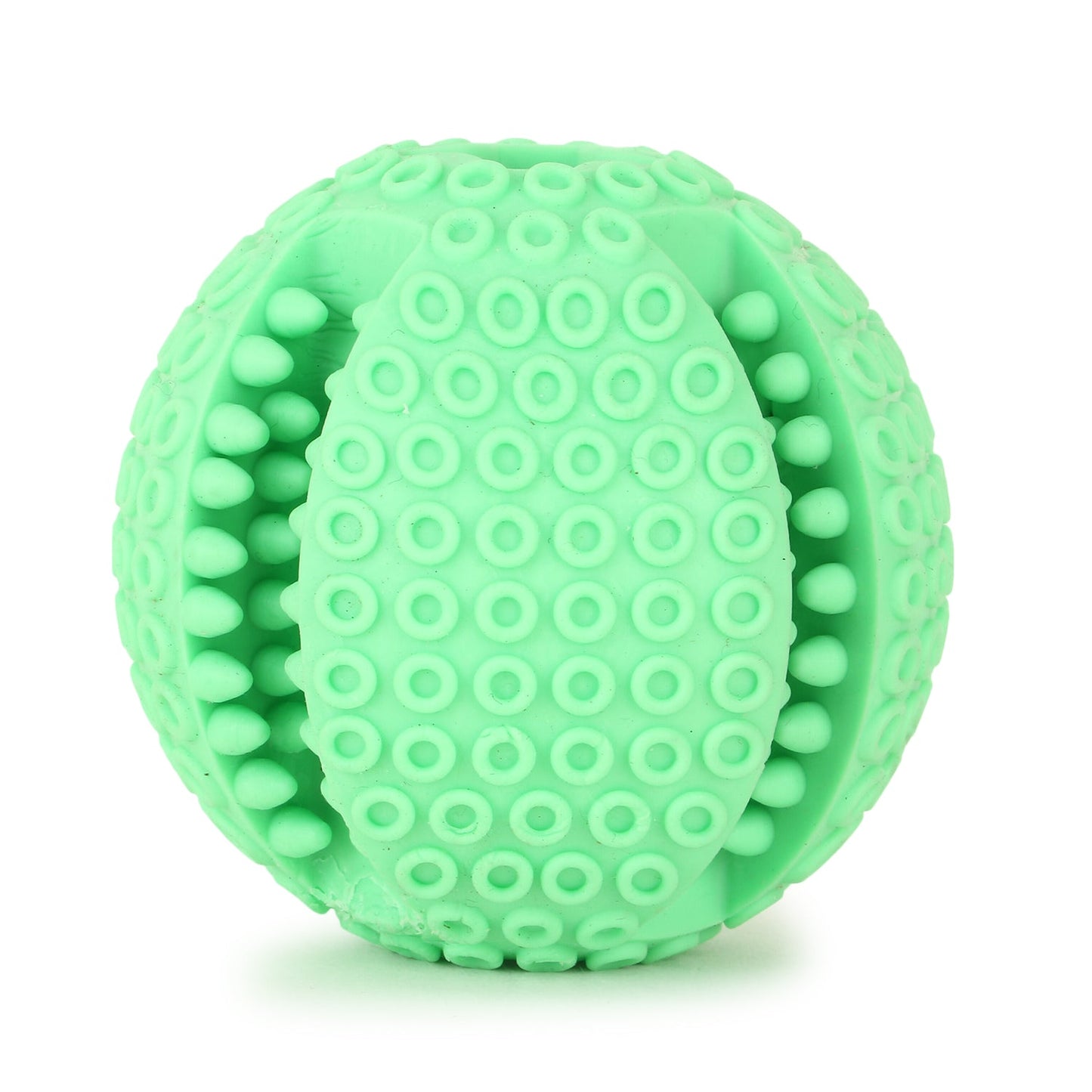 BASIL Solid Ball with Hollow Centre & Grooves in Sides for Treats