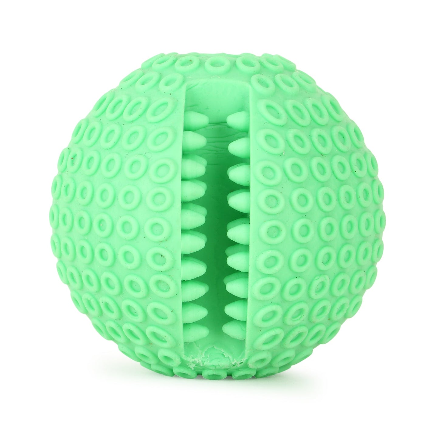 BASIL Solid Ball with Hollow Centre & Grooves in Sides for Treats