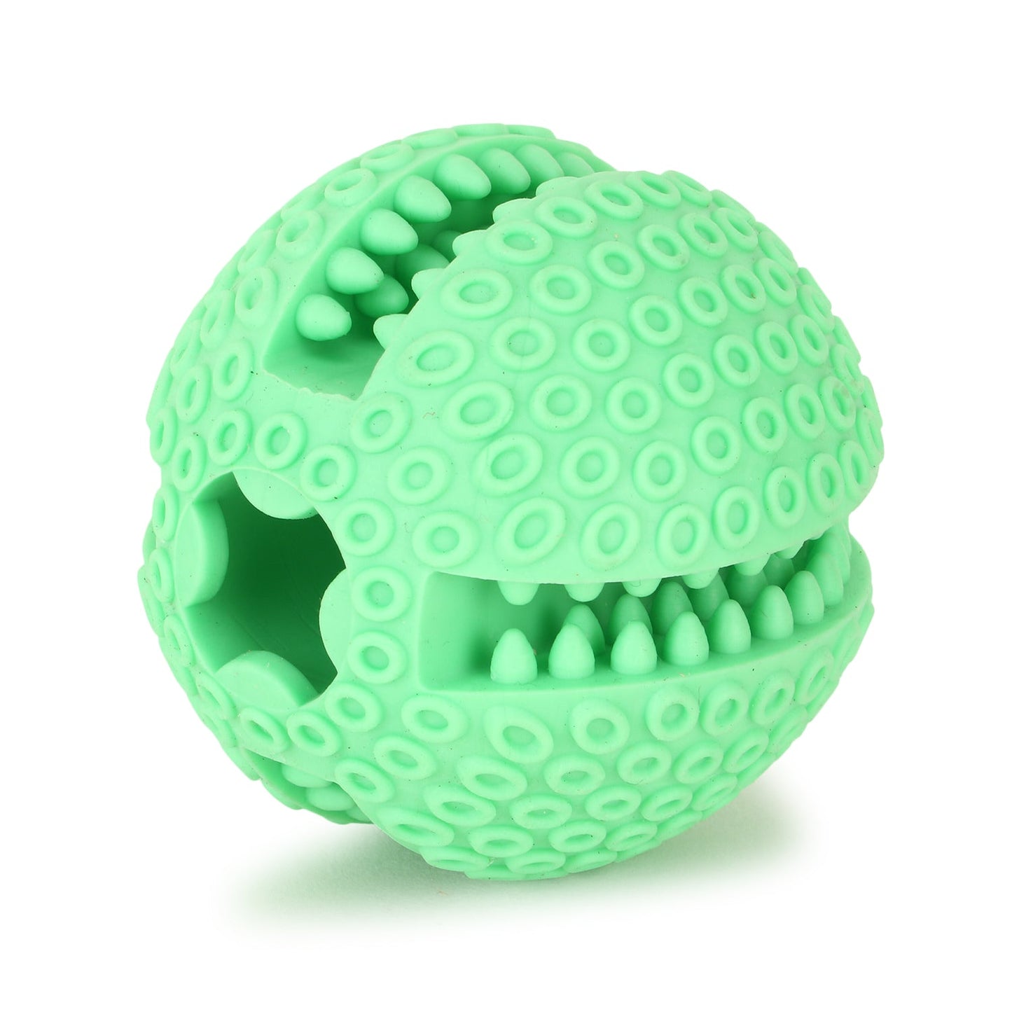 BASIL Solid Ball with Hollow Centre & Grooves in Sides for Treats