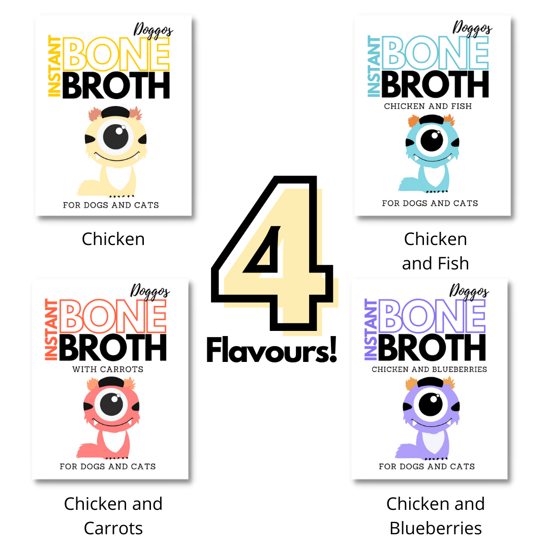 Instant Bone Broth - Chicken + Carrrots - Pack of 2 (Make 200ml Bone Broth with 2 sachet)