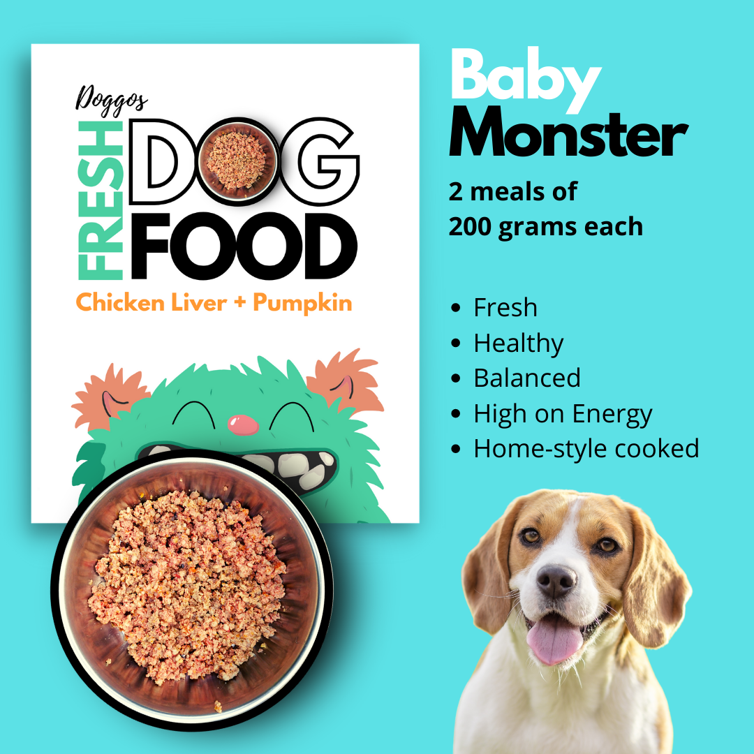 Doggos Baby Monster (400 gms) - Fresh Dog food