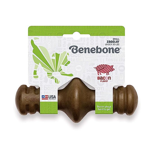 Benebone's Zaggler Rolling Dog Chew ( Bacon Butter Flavor)