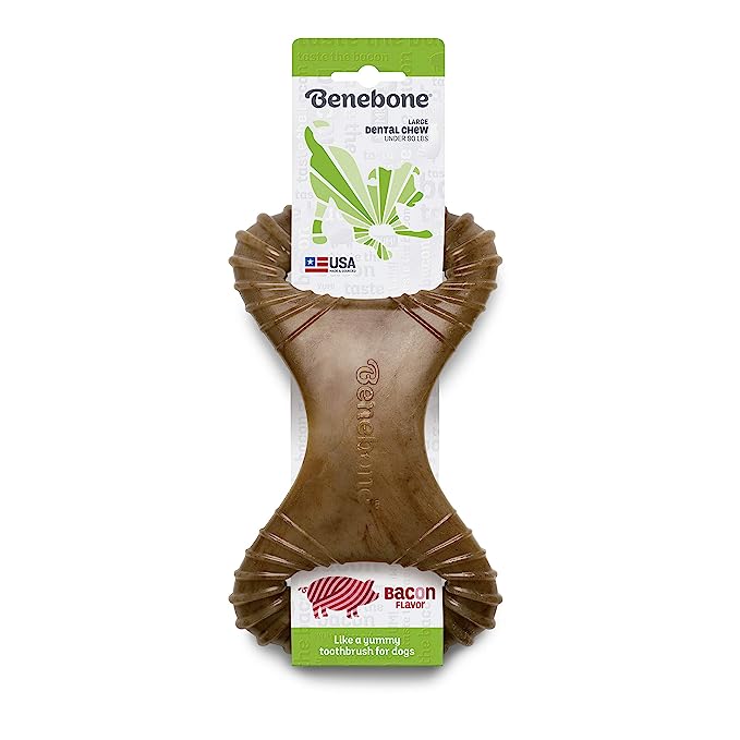 Benebone's Dental Dog Chew (Bacon Flavor)