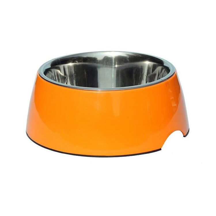 Melamine Belly Bowl - Plain Orange