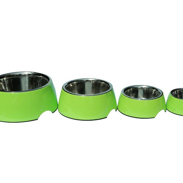 Melamine Belly Bowl - Plain Green