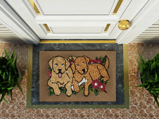 Dog Cuddles Doormat