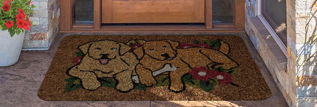 Dog Cuddles Doormat