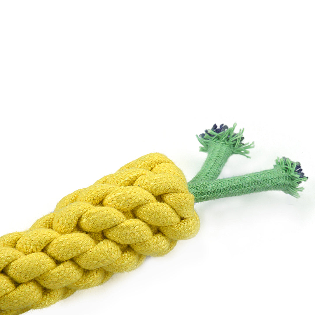 Carrot Shaped Rope Toy - PawLaLand