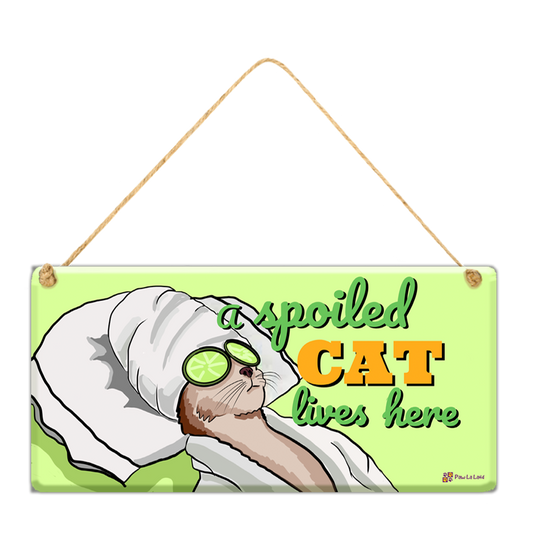 Spoiled Cat Wall/Door Hanging