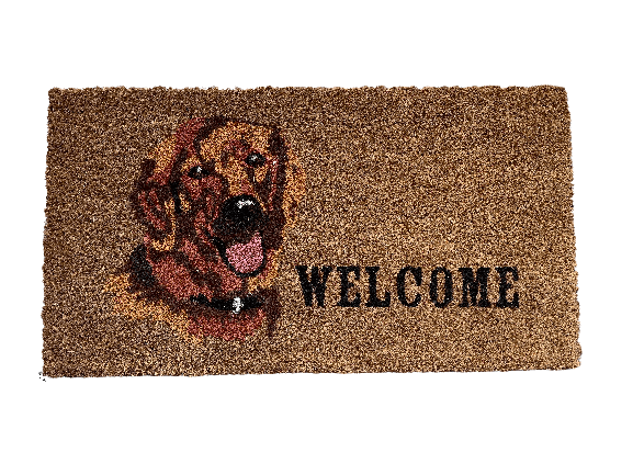 Smiling Dog Doormat