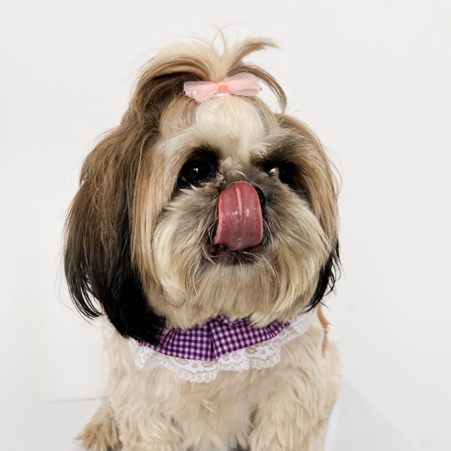 Frilly Bandana: Purple