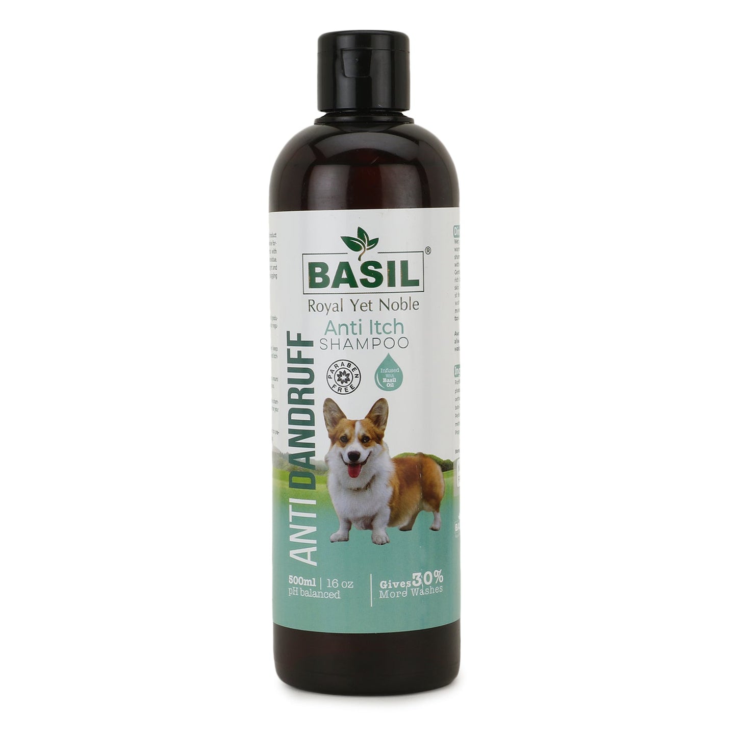 BASIL Oats & Aloe Moisturizing Shampoo with Grooming Comb (250ml)