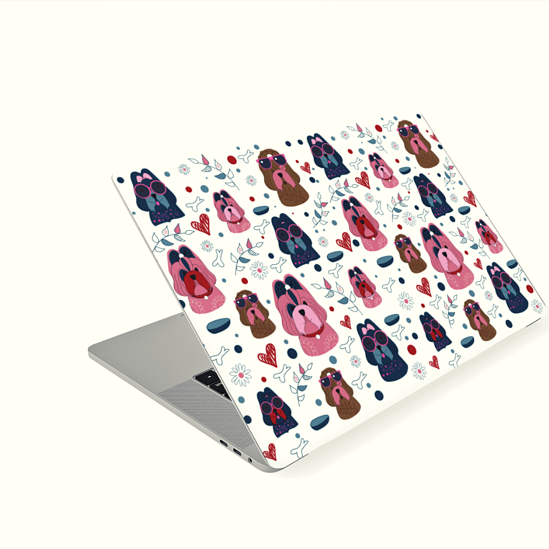 Chilling Pups Laptop Skin - PawLaLand