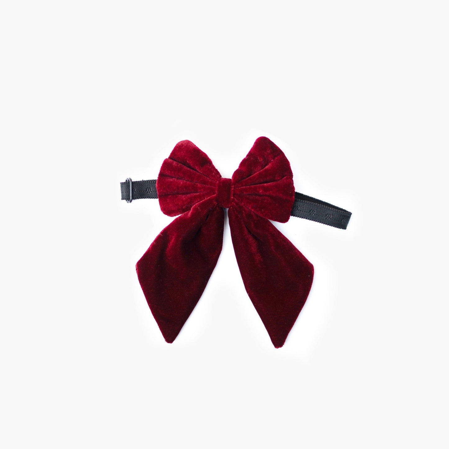 Pigtail Bowtie: Maroon