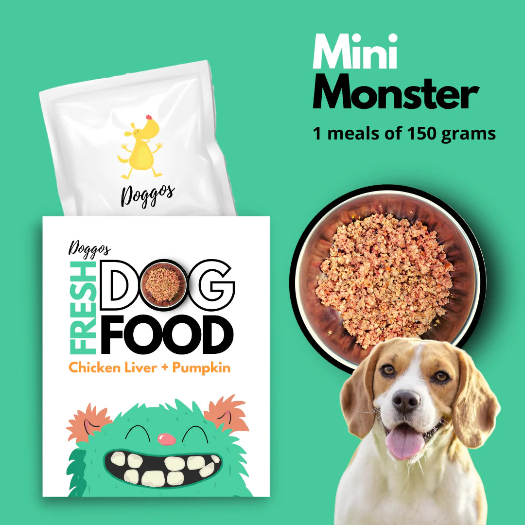 Doggos Mini Monster (150 gms) - Fresh Dog Food. TRY FIRST!