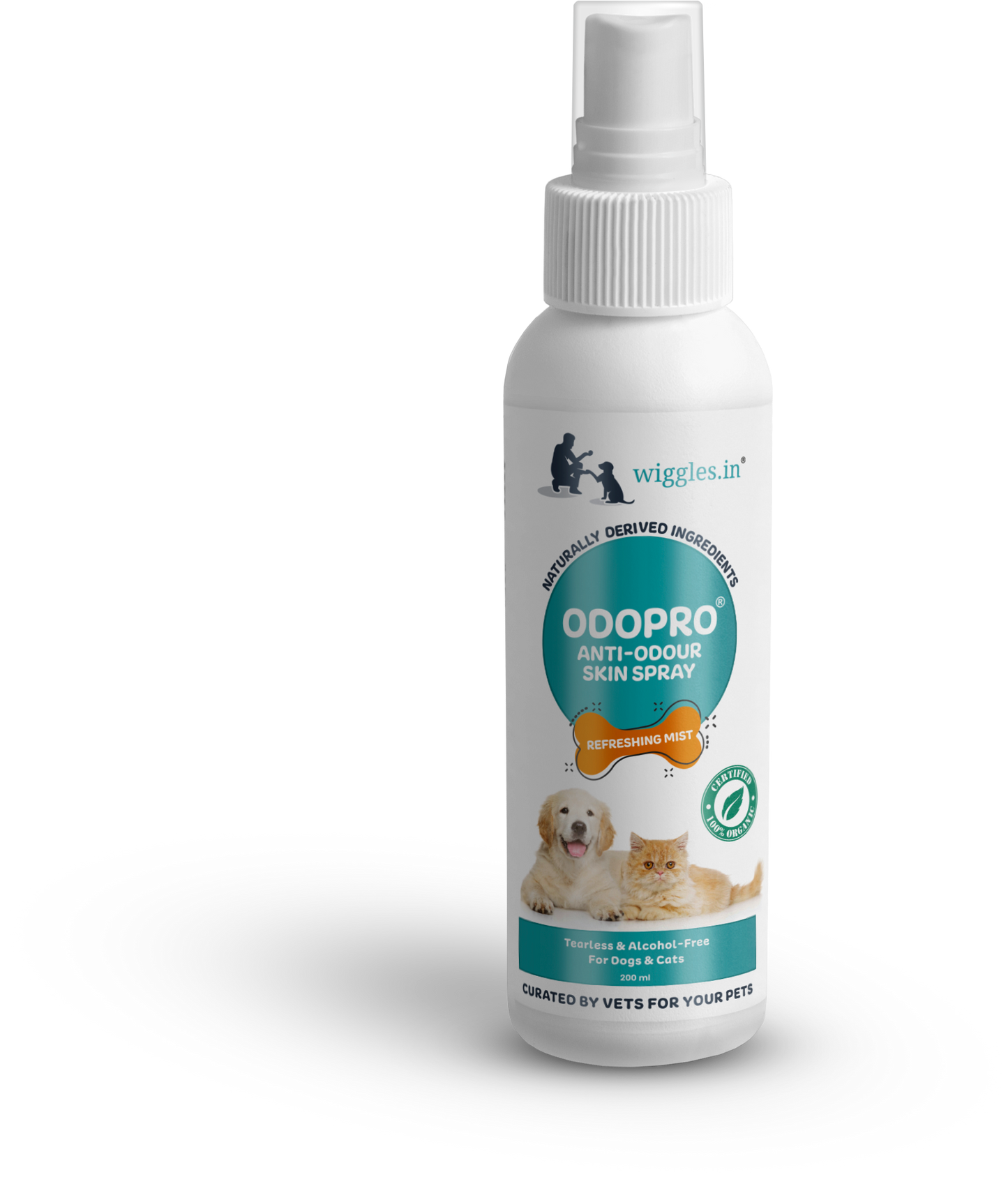 Odopro Deodorant Spray for Dog, Cat, 200ml - Freshening Deodorizer Spray for Smelly Dogs