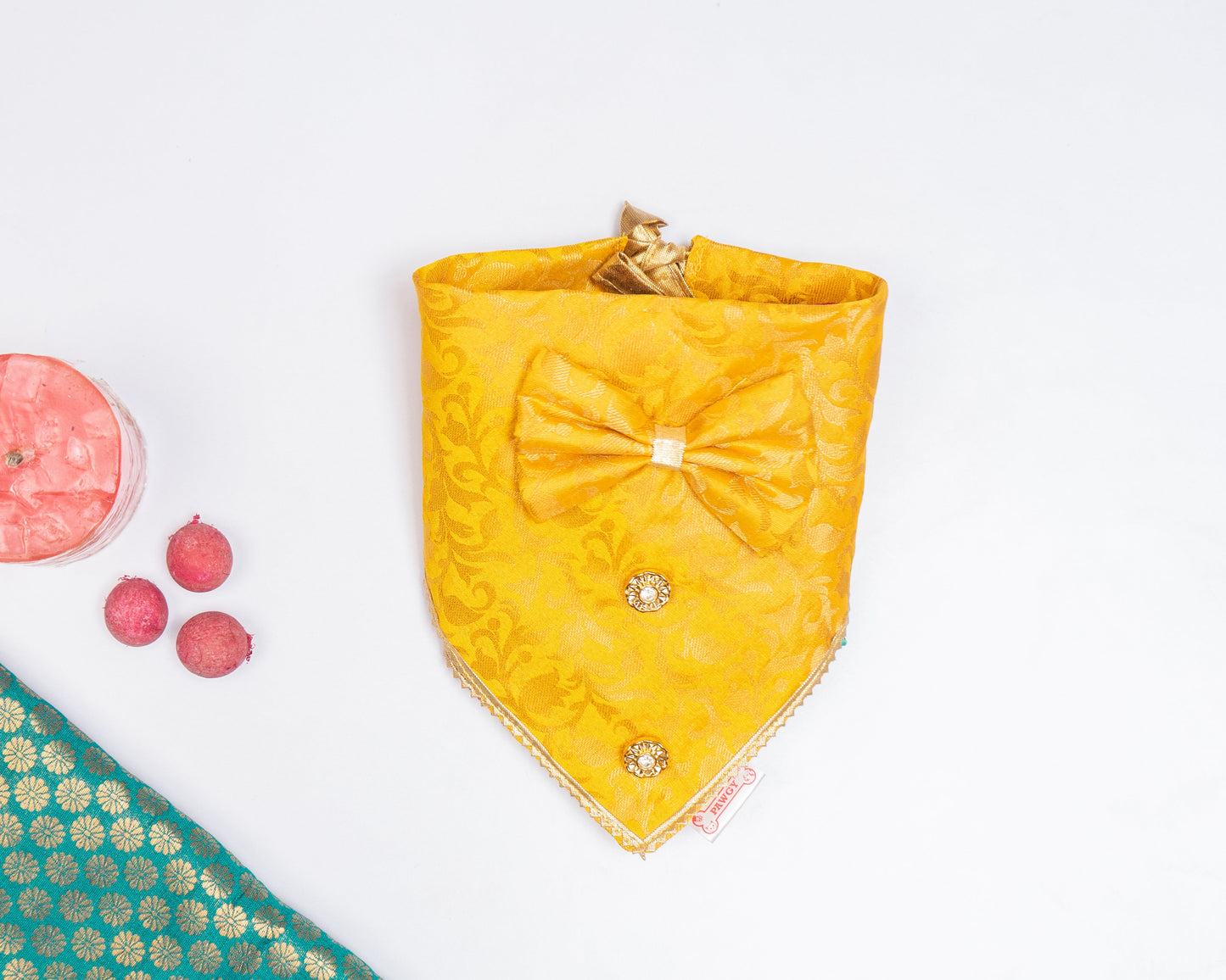 Occasion wear Bow Bandana Yellow