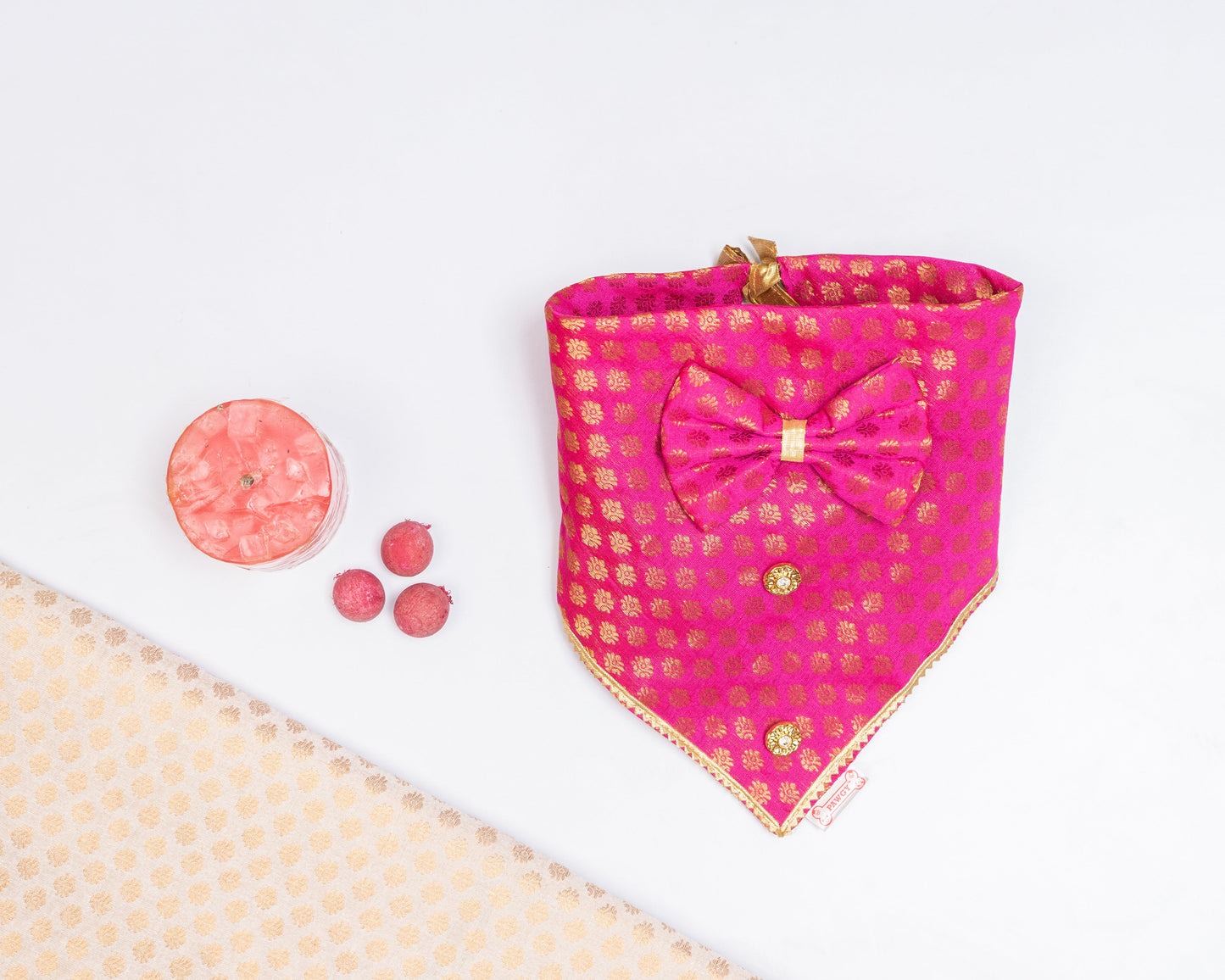 Occasion wear Bow Bandana Pink