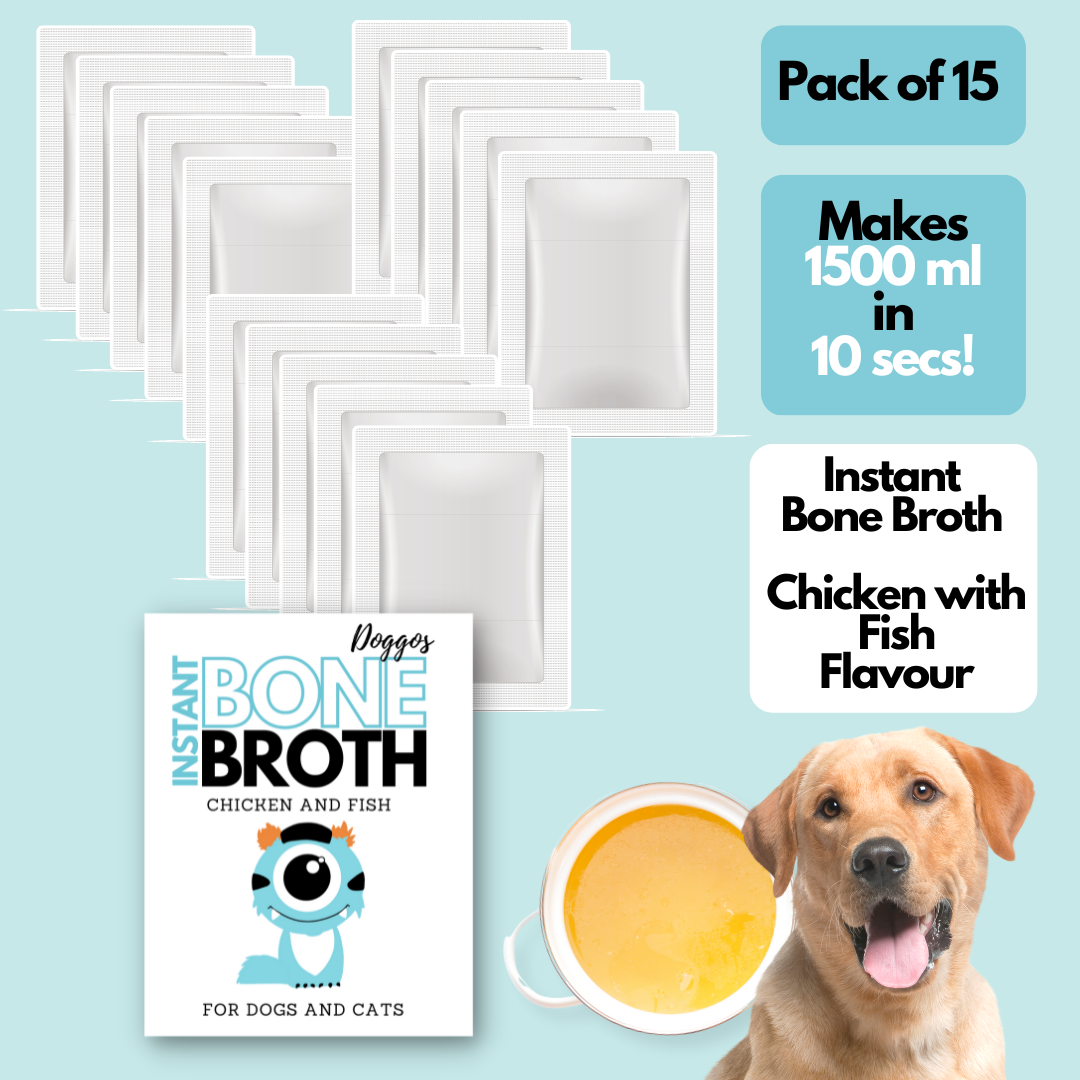 Instant Bone Broth - Chicken with Fish (Make 100ml Bone Broth with 1 sachet)