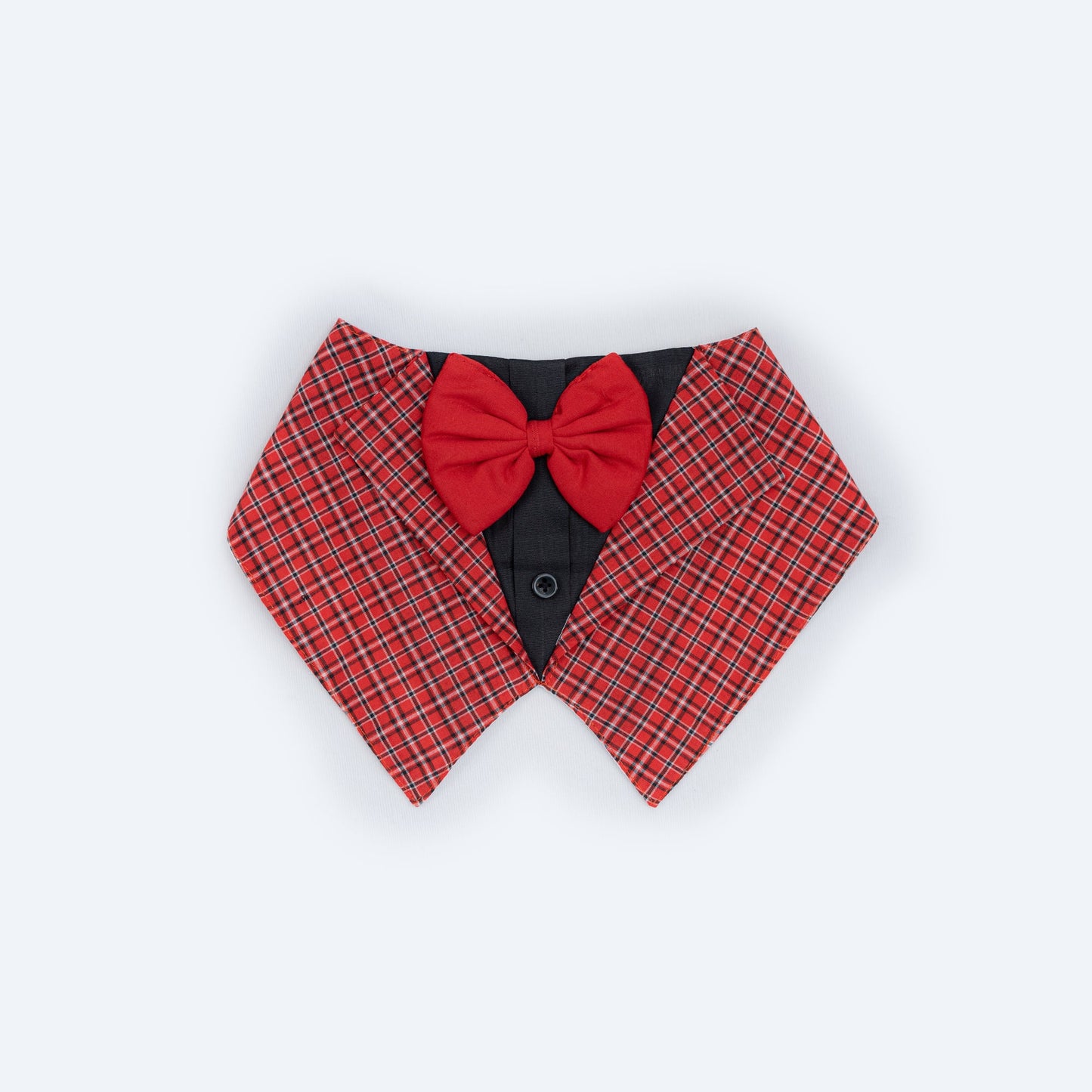 Waistcoat Tuxedo Bandana: Red