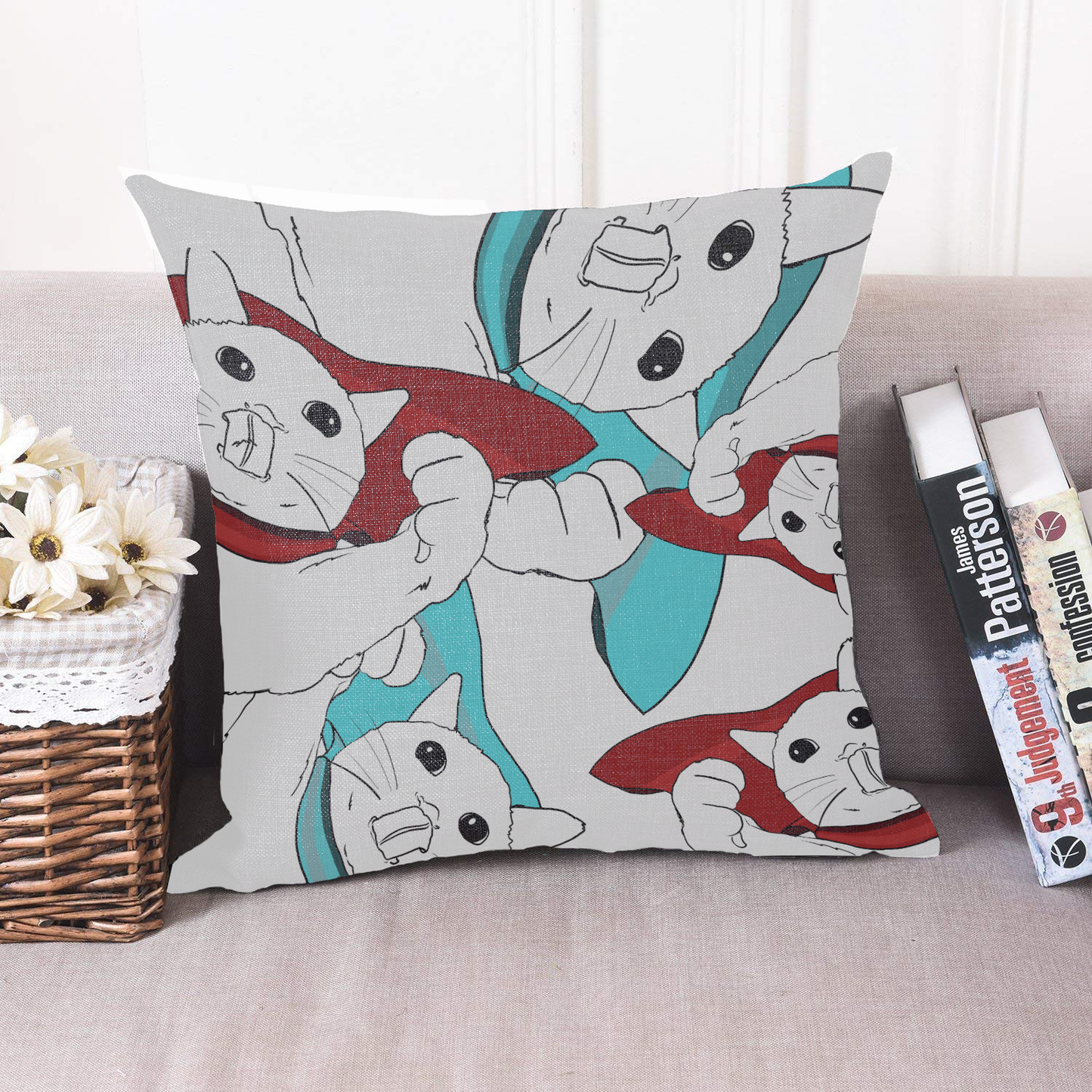 Super Cats Cushion Cover